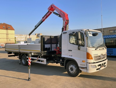 HINO 500 LUG(12т) КМУ FASSI F155.A.0.22(6т) 6,0×2,54×0,6м